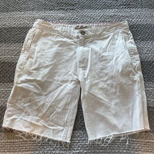 Men's White Denim Jean Shorts
